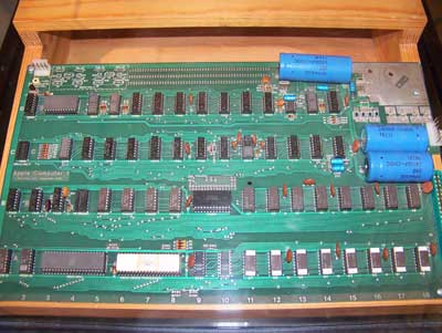 Woz's production
        board at the computer history museum