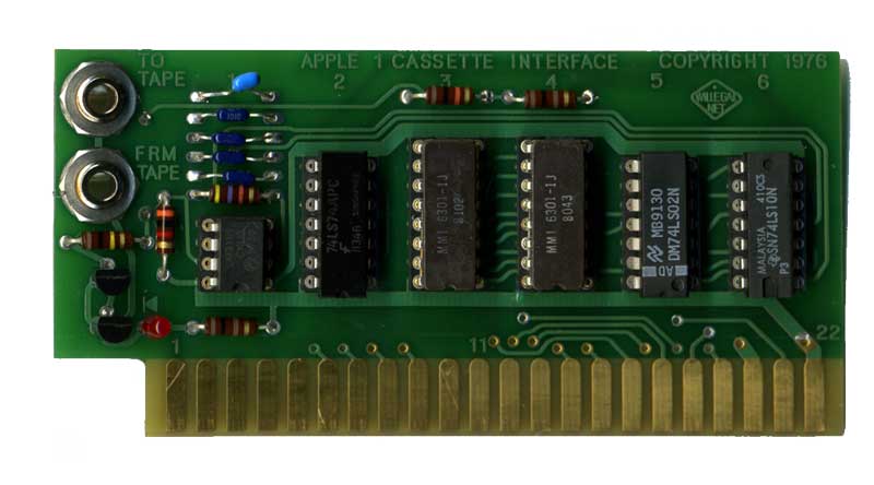 Apple
            Cassette Interface Reproduction